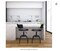 Adjustable Height Bar Stool, 360 Degree Swivel, Modern Guitar Stool with PU Leather Cushion, Heavy Duty Steel Frame for Bar, Shop, and Music, Garage, Black